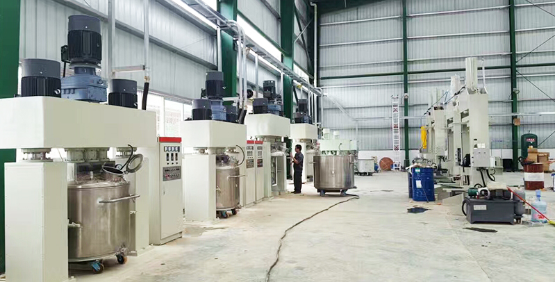 聚氨酯密封膠成套生產(chǎn)線案例